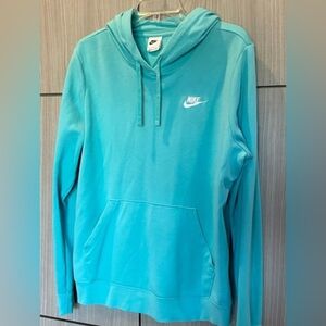 Nike Aqua Blue Hoodie